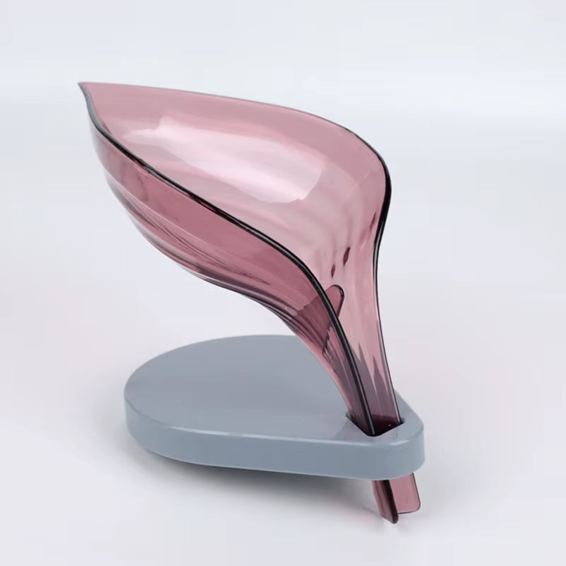 Bathroom Soap Holder Leaf Shape Soap Dish Bathroom Storage Rack Creative Dish Storage Plate Tray Soap Box