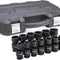 13 Pc. 1/2" Drive 6 Pt. Standard Universal Impact Socket Set, SAE - 84938N