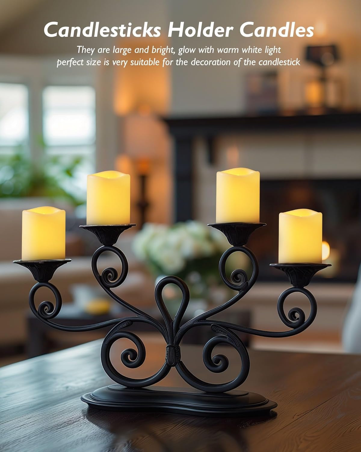 400+ Hour Remote Control Candles, 2/4/6/8H Timer LED Votive Candles, Battery Operated Tea Lights in Warm White for Outdoor, Table, Halloween, Christmas (Batteries Included