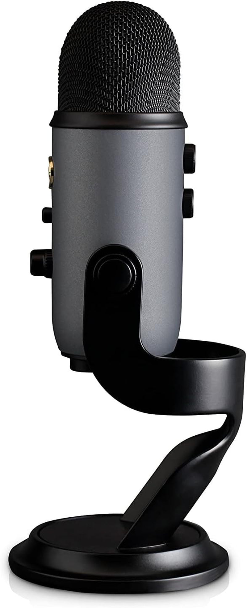 Yeti USB Microphone for Recording, Streaming, Gaming, Podcasting on PC and Mac, Condenser Mic for Laptop or Computer with VO!CE Effects, Adjustable Stand, Plug and Play - Slate