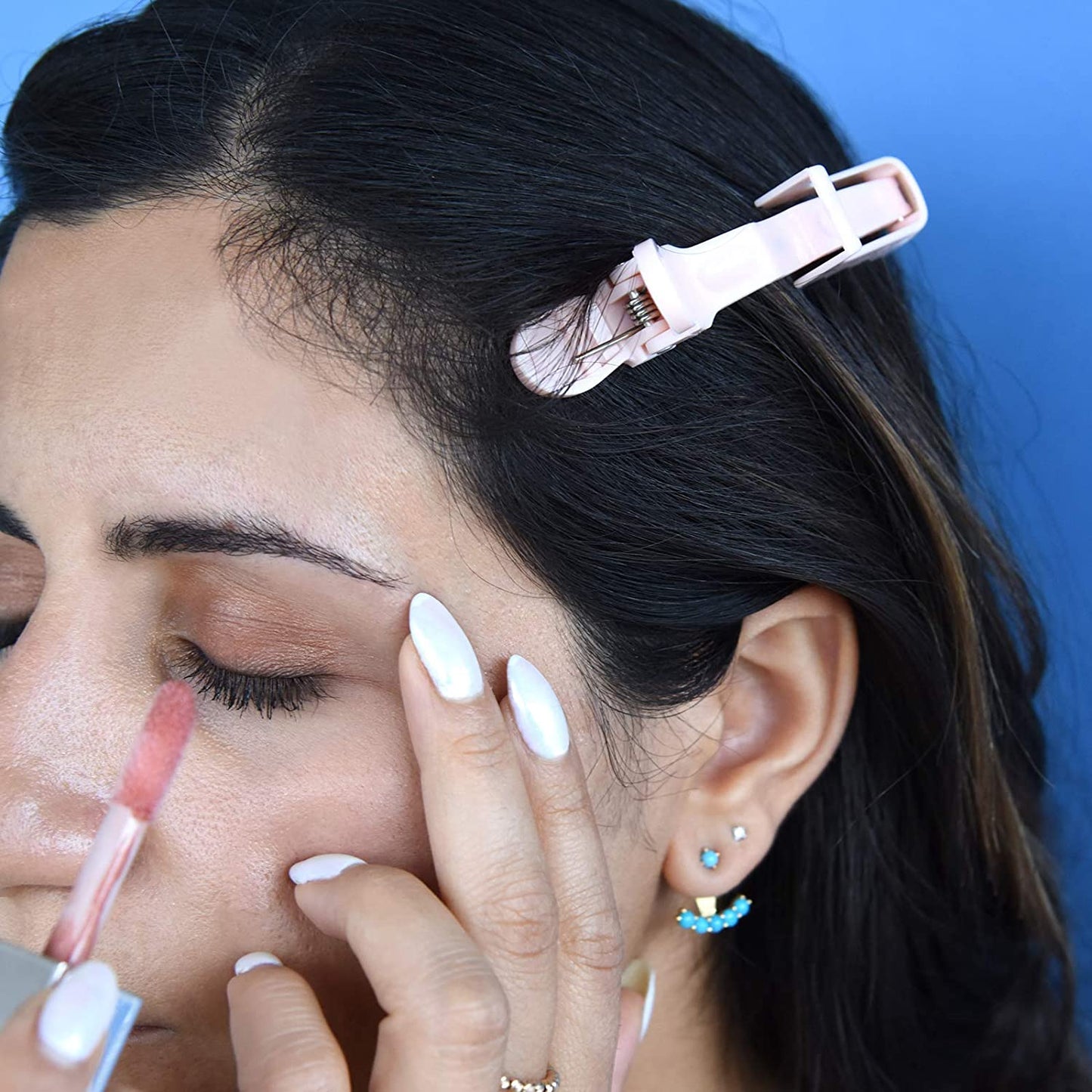 Pastel Alligator Hair Clips 10 Pack - Professional Styling Clips for Hair, Salon Quality Plastic Alligator Clips