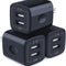 Wall Charger,Charger Cube,Charging Block Fast Charge 3Pack Dual Port 2.1A Power Brick Phone Charger Plug Box Head for Iphone 16/15 Pro/14/13/12/11/Xr/8/7/6 Plus,Samsung Galaxy S24 S23 S22 S21 S10 S9