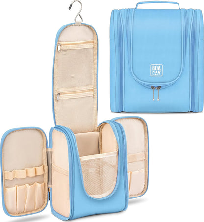 Hanging Travel Toiletry Bag for Women and Men, Makeup Bag, Bathroom & Shower Organizer Kit for Accessories, Cosmetics, Travel Essentials