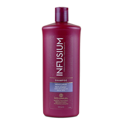 Moisturize and Replenish Shampoo - Infused with Avocado and Olive Oil - Hair Care for Dry Hair - Moisturizing Shampoo for Women - 33.8 Oz