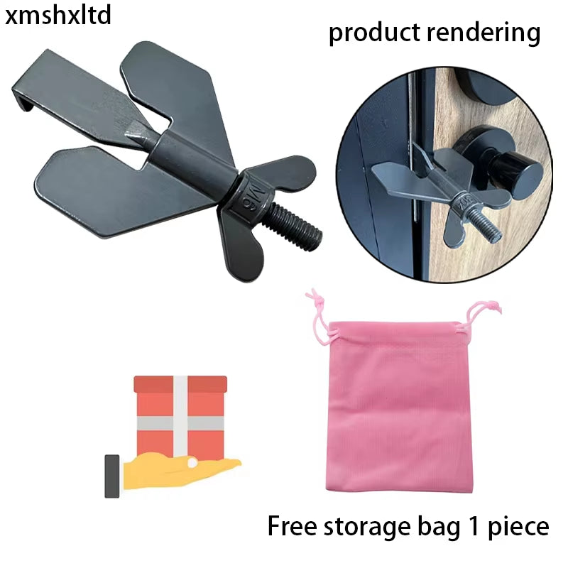 NEW Portable Hotel Door Lock Live Alone Self-Defense Door Stop Travel Anti-Theft Door Stopper Childproof Door Lock Safety Home L