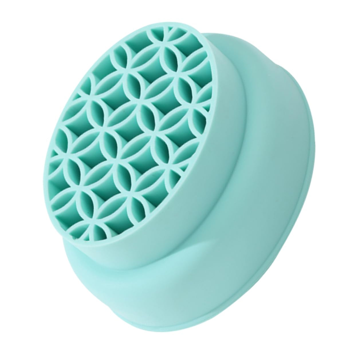 Makeup Tool Cleaner Bowl Makeup Brush Drying Mat Makeup Brush Cleaning Mat Cosmetic Cleaning Tool Makeup Brush Scrubber Cleaner Bowl for Makeup Tools Sponge Dryer Green