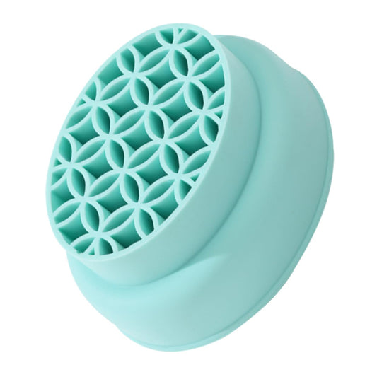 Makeup Tool Cleaner Bowl Makeup Brush Drying Mat Makeup Brush Cleaning Mat Cosmetic Cleaning Tool Makeup Brush Scrubber Cleaner Bowl for Makeup Tools Sponge Dryer Green