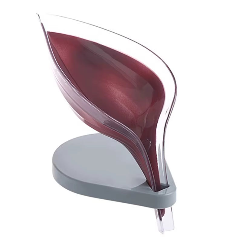 Bathroom Soap Holder Leaf Shape Soap Dish Bathroom Storage Rack Creative Dish Storage Plate Tray Soap Box