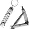 Portable Nail Clippersmedical Grade Stainless Steel Foldable Nail Cutter Ultra Slim Travel Design