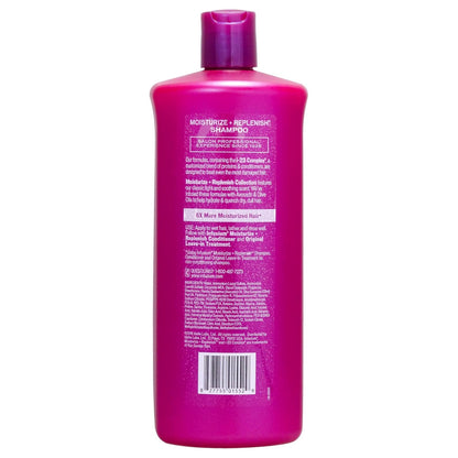 Moisturize and Replenish Shampoo - Infused with Avocado and Olive Oil - Hair Care for Dry Hair - Moisturizing Shampoo for Women - 33.8 Oz