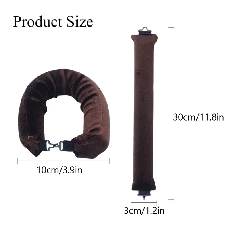 Heatless Curling Rod Headband Lazy Hair Curlers No Heat Hair Rollers Curls Sleeping Soft Flexi Rods with Hook Hair Styling Tools