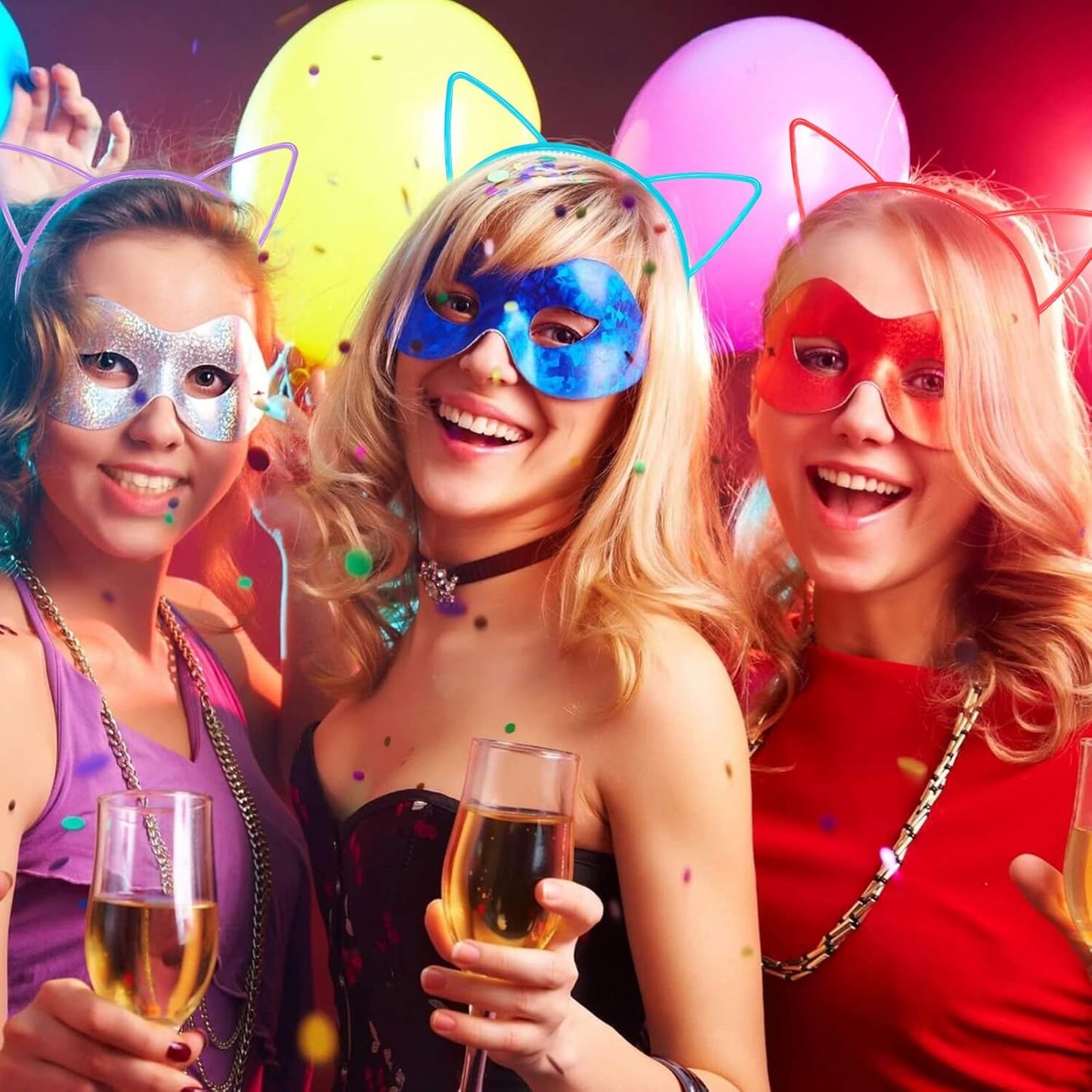 Girl'S Plastic Headbands Tiara Bunny Cat Bow Hairbands