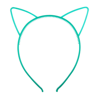 Girl'S Plastic Headbands Tiara Bunny Cat Bow Hairbands