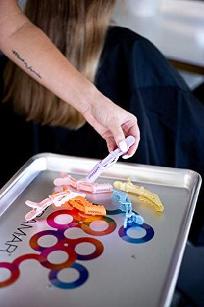 Pastel Alligator Hair Clips 10 Pack - Professional Styling Clips for Hair, Salon Quality Plastic Alligator Clips