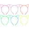 Girl'S Plastic Headbands Tiara Bunny Cat Bow Hairbands