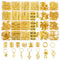 275 Pcs Gold Hair Jewelry for Braids, Loc Jewelry for Hair Dreadlock, Metal Gold Braids Rings Cuffs Clips Hair Braids Jewelry Accessories Hair Charms for Braid for Dreadlock Accessories