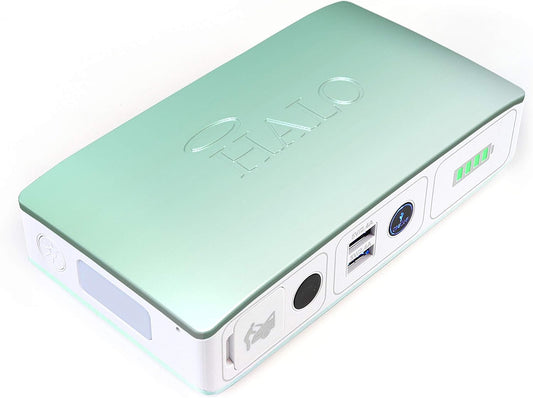 Bolt Compact Portable Jump Starter for Car Battery with 2 USB Ports to Charger Devices, Portable Car Charger - Mint Ombre