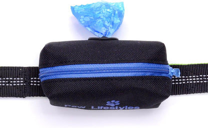 Dog Poop Bag Holder Leash Attachment - Fits Any Dog Leash - Includes Free Roll of Dog Bags – Poop Bag Dispenser