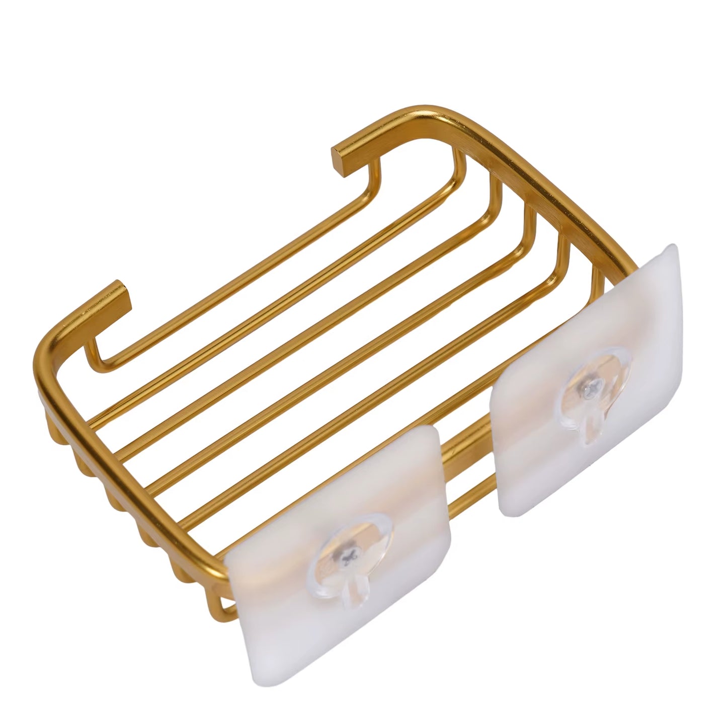 Metal Strong Suction Soap Dish Holder Bathroom Shower Bath Net Drain Case Tray Storage Rack Home Hotel Storage Accessory