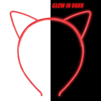 Girl'S Plastic Headbands Tiara Bunny Cat Bow Hairbands