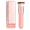 Foundation Brush for Liquid Makeup, Self Tanner Brush Flat Top Kabuki Professional Makeup Brushes Blending Mineral Powder Buffing Stippling Makeup Tools, Pink