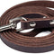 Leather Dog Leash - Genuine Distressed Material - Premium - Suitable for All Pet Sizes - Heavy Duty Dogs Leashes - Modern - Dark