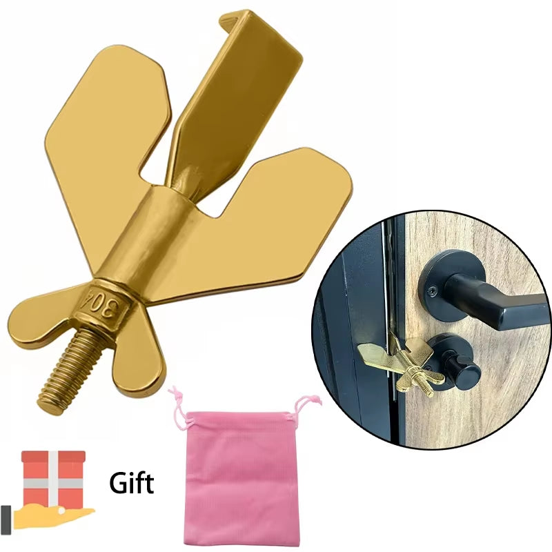 NEW Portable Hotel Door Lock Live Alone Self-Defense Door Stop Travel Anti-Theft Door Stopper Childproof Door Lock Safety Home L