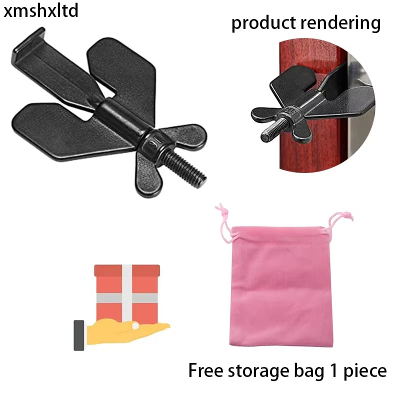 NEW Portable Hotel Door Lock Live Alone Self-Defense Door Stop Travel Anti-Theft Door Stopper Childproof Door Lock Safety Home L