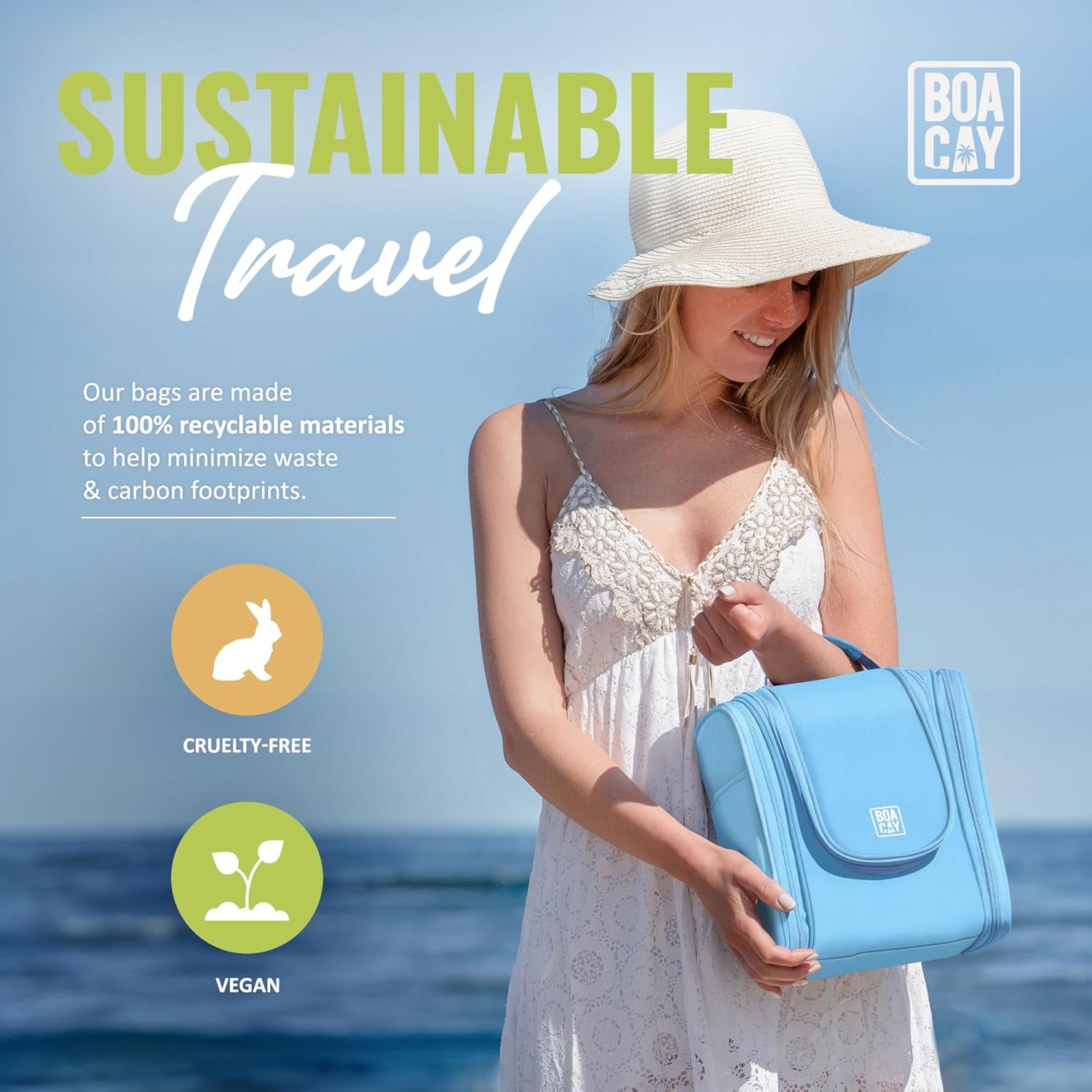 Hanging Travel Toiletry Bag for Women and Men, Makeup Bag, Bathroom & Shower Organizer Kit for Accessories, Cosmetics, Travel Essentials